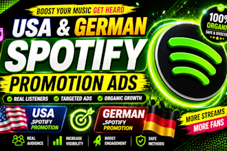 do USA spotify promotion ads, german spotify promotion