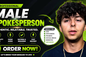 french spokesperson human ugc selfie video male spokesperson video presenter