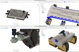 design fusion 360 cad models cam toolpaths and cnc machining files
