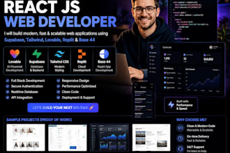superbase tailwind lovable website development superbase  reactjs replit base 44