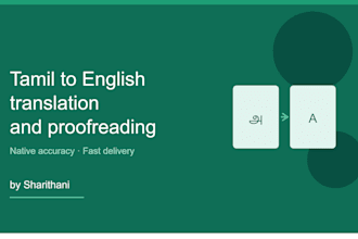 translate tamil to english or english to tamil accurately