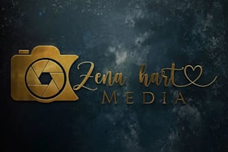 give creative logo about photography, videography, autograph and signature