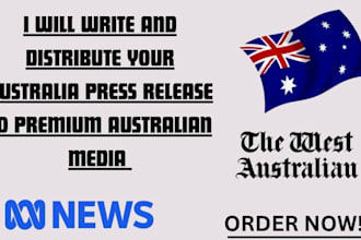write and distribute your australia press release to premium australian media