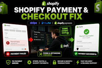 fix shopify payment gateway and checkout errors