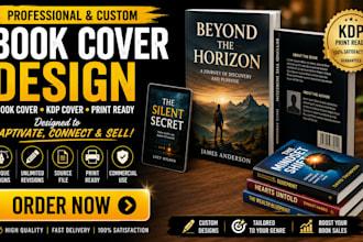 do book cover design ebook design KDP book cover book design