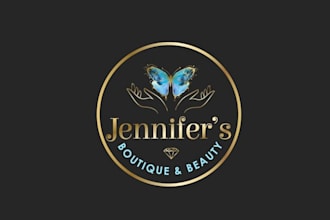 design boutique beauty business brand logo