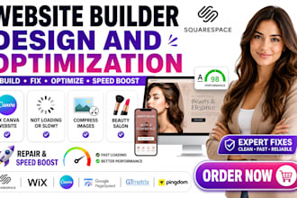 fix canva website not loading slow compress images beauty salon repair speed