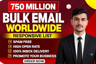 send 950 million bulk email blast, blast email and email marketing campaign