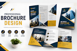 design professional brochure business brochure