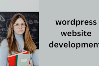 do website development, wordpress website development