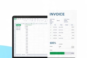 do data entry, excel work and invoice for your business