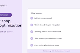 optimize your shopify fashion store for tiktok shop sales