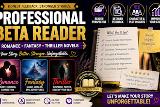 beta read romance beta reader novel beta reader fantasy thriller beta reader