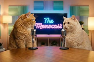 create viral ai cat video for tiktok or youtube short