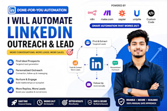 automate linkedin outreach and lead generation with n8n