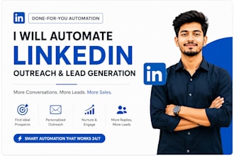 automate linkedin outreach and lead generation with n8n
