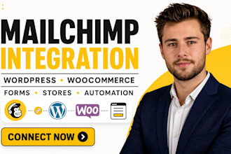connect mailchimp wordpress woocommerce plugin ecommerce store popup form signup