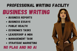 business management assigned, economics, strategic marketing leadership and MBA