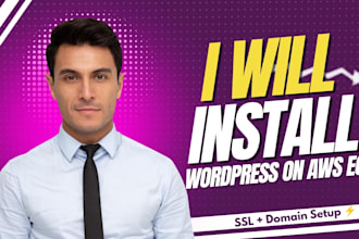 install wordpress on AWS ec2 with SSL and domain setup