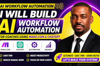 build ai workflow automation for coaches using make com and chatgpt