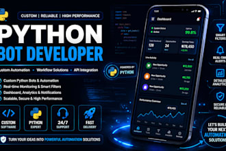 develop doordash bot, instacart bot, uber bot, spark and order grabber bot