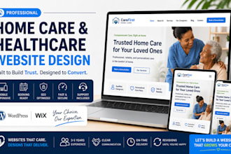 design medical, healthcare, spa, clinic, dental, hospital, home care website