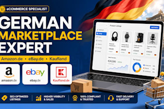create and optimize amazon germany ebay germany and kaufland product lisitings