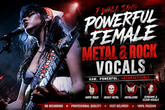 female rock singer heavy metal singer hard rock vocalist scream metal vocalist