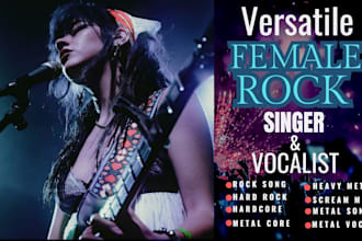 female rock singer heavy metal singer hard rock vocalist scream metal vocalist