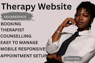 build squarespace therapy clinic website mental health counseling website
