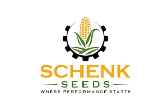 design minimalist agricultural corn brand logo