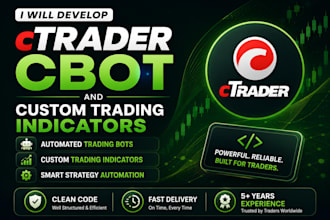 create custom ctrader strategies, indicators and copier tools