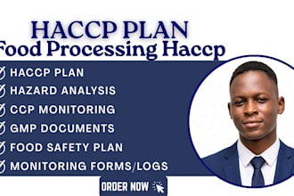 prepare seafood meat and poultry haccp plan for compliance