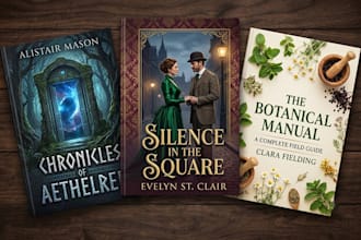 design an eye catching fiction or non fiction book cover