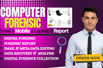 do didital and computer forensic file, data recovery analysis and case study