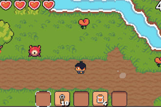 create 2d pixel game art in godot unity for pc mobile