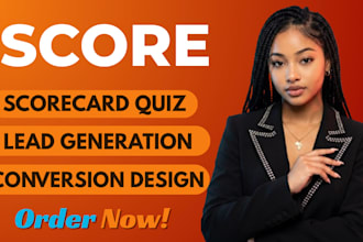 build scoreapp quiz funnel or scorecard for score app and typeform quizzes