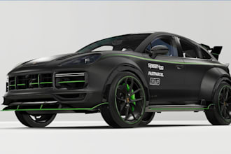 use blender for gta6 lore friendly 3d car model, 3d bodykits,handling setup,yft