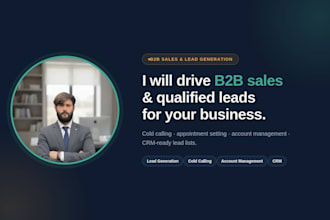 be your dedicated sales and business development expert