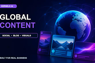 design multilingual social media graphics and blog visuals