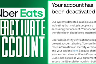 reactivate your suspended lyft account