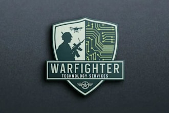 design patch, military, army, tactical, badge stickers, circular and skull logo