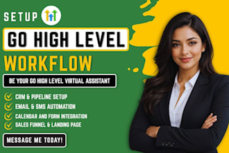 go high level developer ghl virtual assistant setup go high level workflow