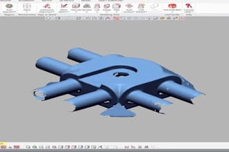 do reverse engineering, 3d scan to cad, stl to step, solidworks, cad redesign