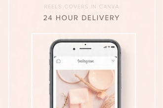 design aesthetic instagram post and reels covers in canva