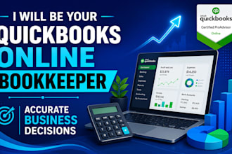 setup, clean up and bookkeeping in quickbooks online, xero