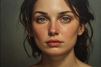 oil painting portrait and illustrations