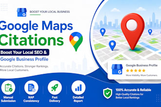 build google maps citations for gmb ranking and local SEO
