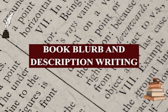 write a high converting book blurb for your novel