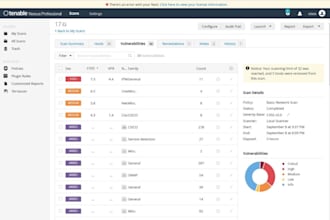 do vulnerability assessments by openvas and nessus